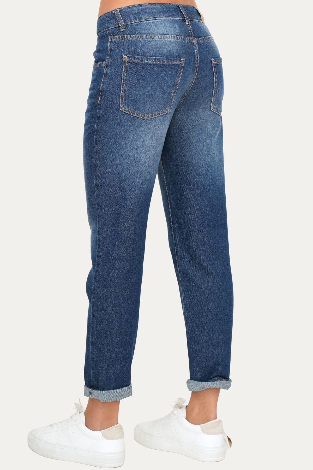 Jeans boyfriend SAMMY tessuto slegato - Denim Blu