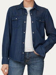 Camicia in chambray - Dark Wash