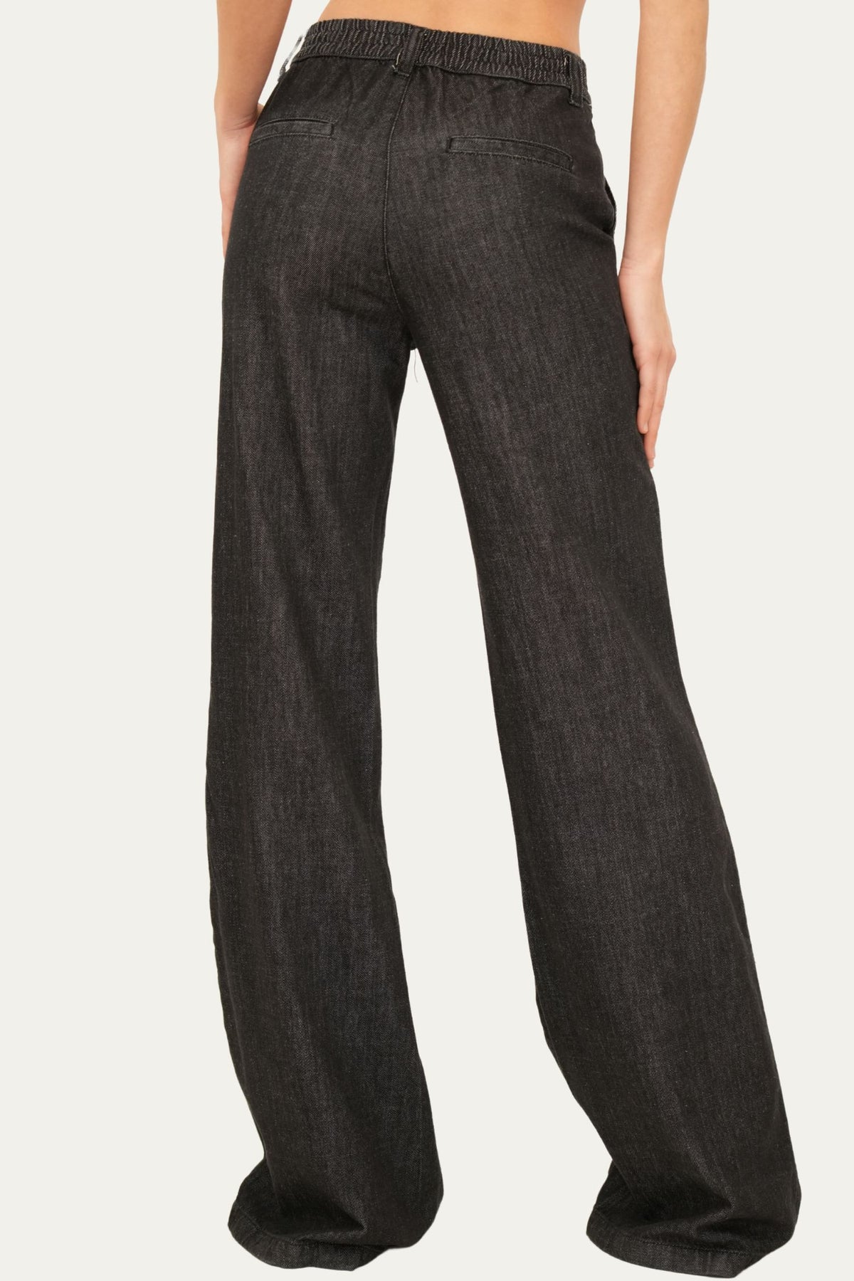 Jeans Lia tessuto slegato Light - Nero
