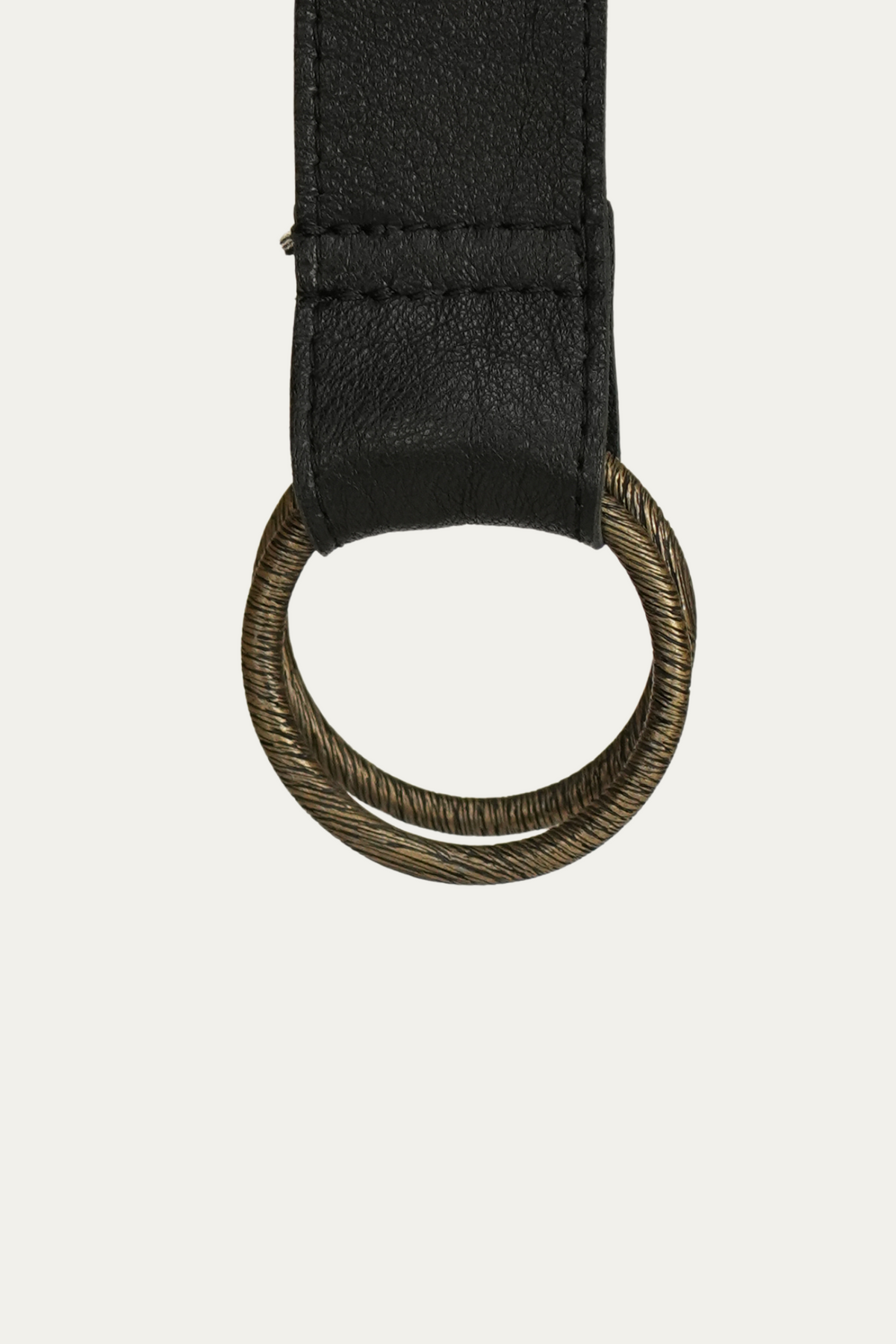 Cintura doppio anello - Nero