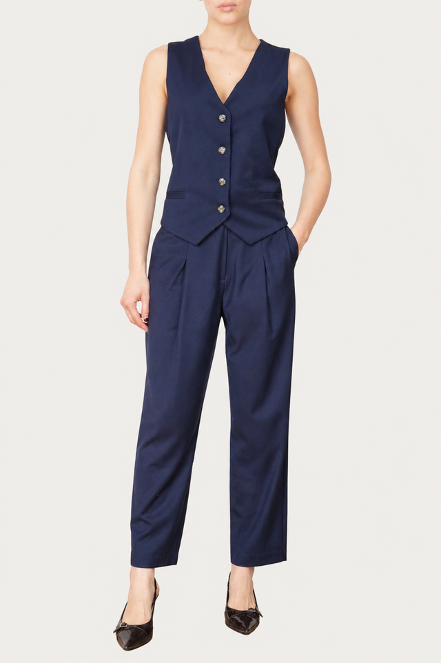 Pantalone sigaretta sartoriale - Blu