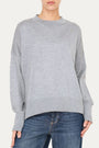 Maglia paricollo in lana merino Zegna Baruffa - Grigio