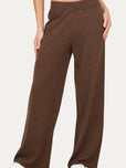 Pantalone palazzo misto cashmere - Castoro