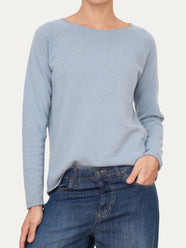 Maglia BASIC misto cashmere - Nuvoloso