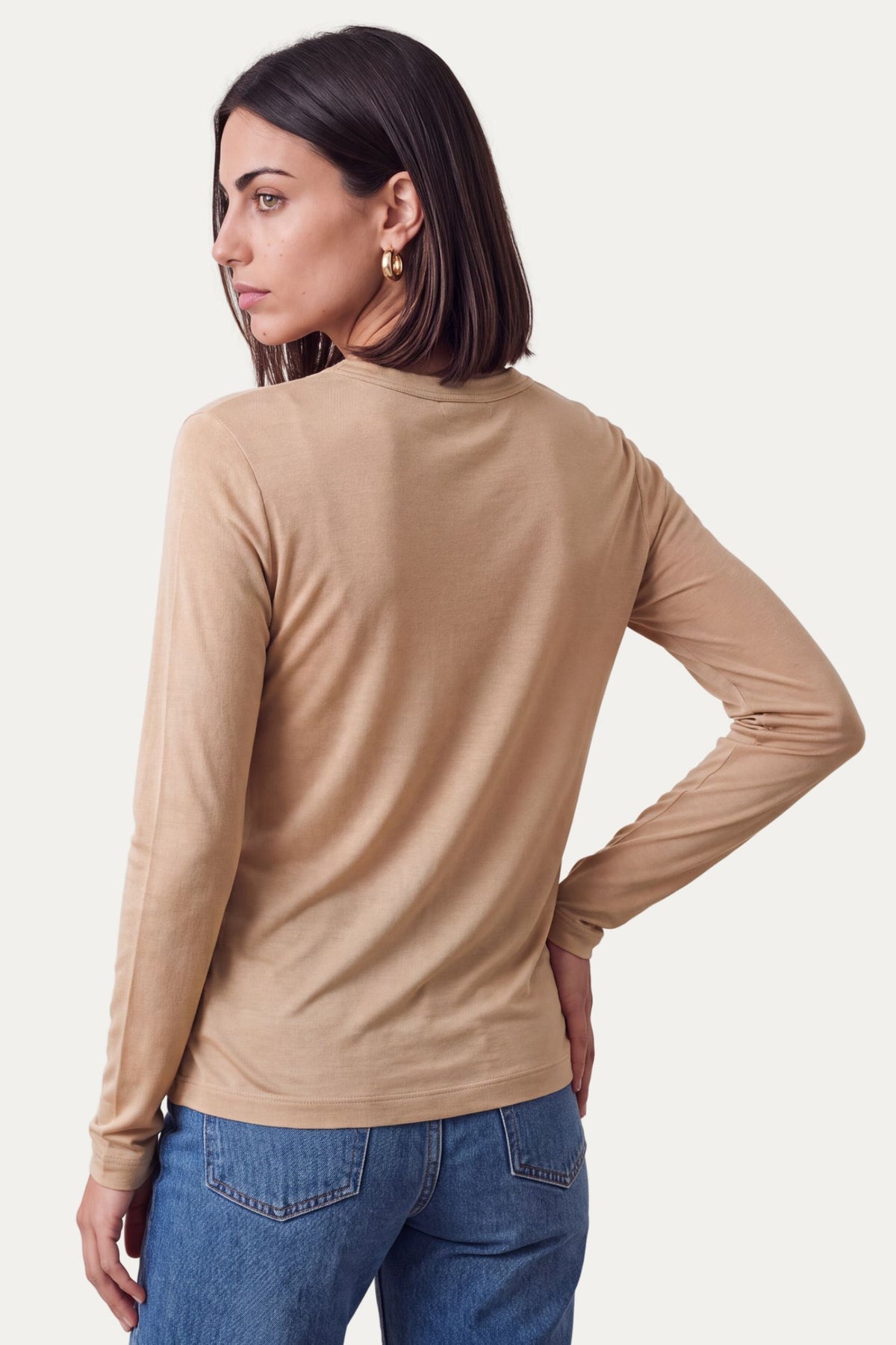 Cachemirina ultralight girocollo - Beige
