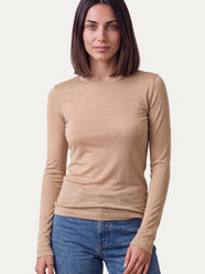 Cachemirina ultralight girocollo - Beige