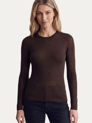 Cachemirina ultralight girocollo - Moro