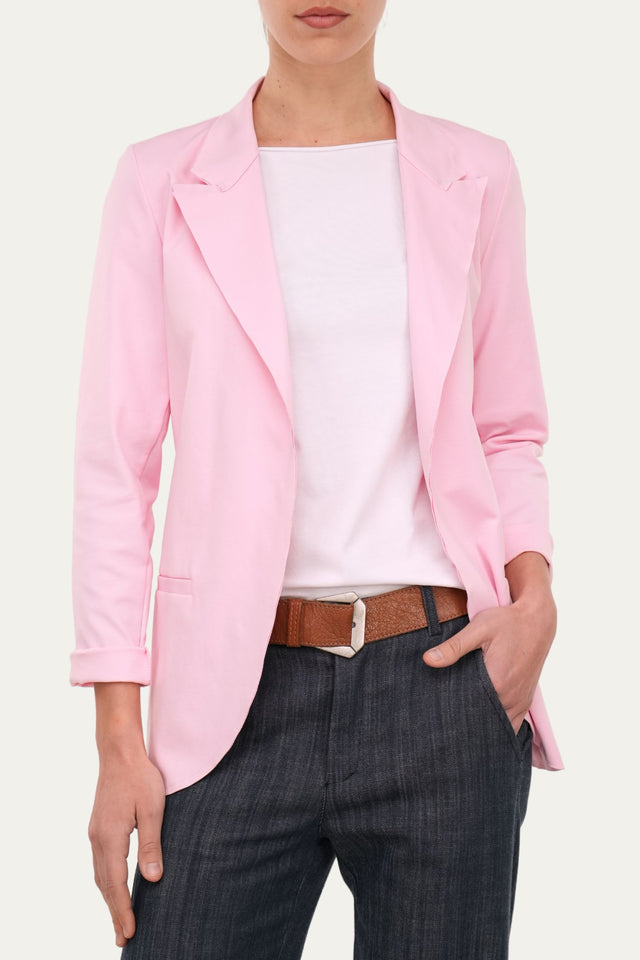 Giacca punto Milano JOLIE leggera - Confetto