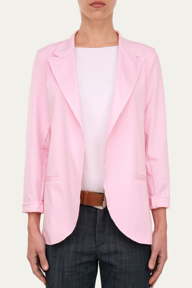 Giacca punto Milano JOLIE leggera - Confetto