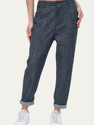 Pantalone boyfriend SALLY - Denim blu