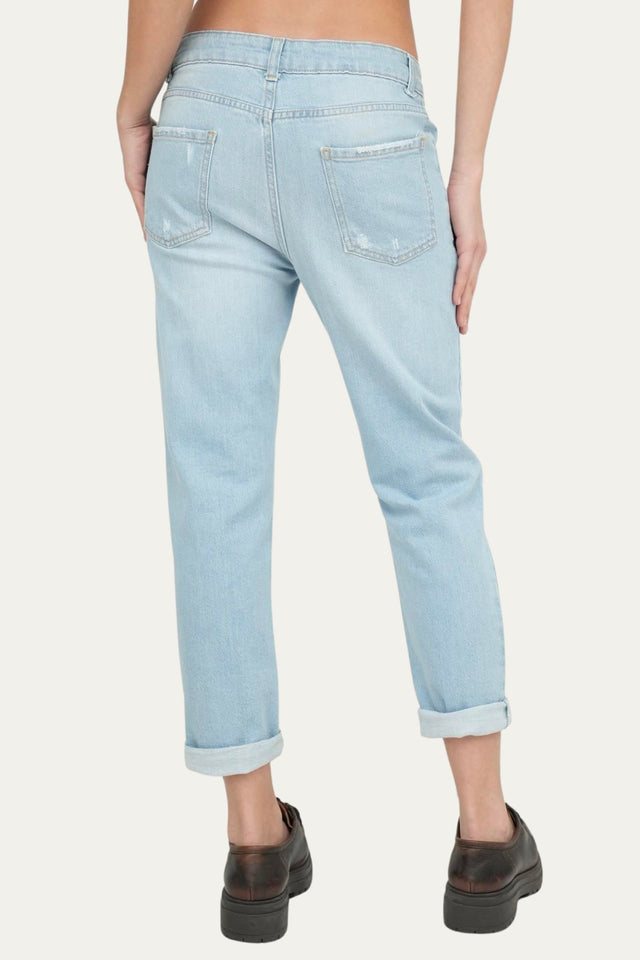 Jeans boyfriend - Lavaggio chiaro