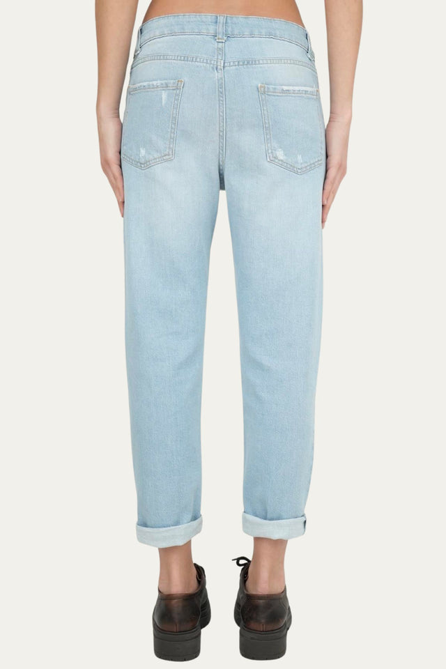 Jeans boyfriend - Lavaggio chiaro