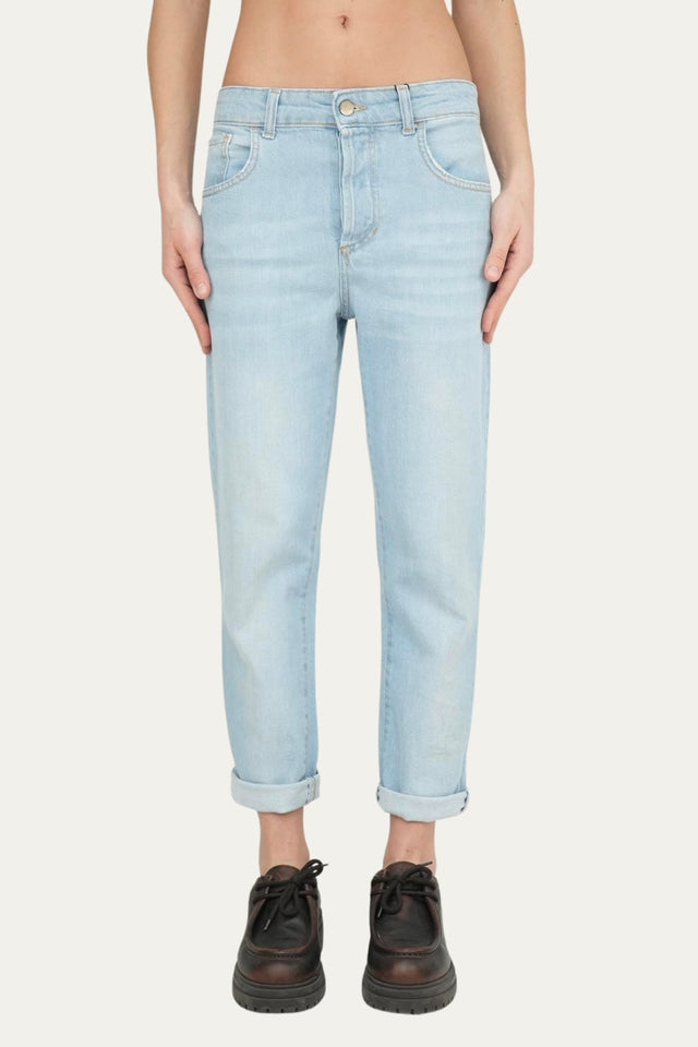 Jeans boyfriend - Lavaggio chiaro