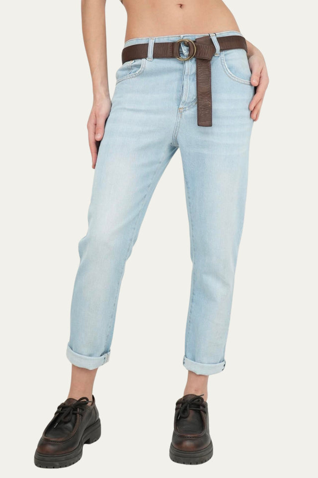 Jeans boyfriend - Lavaggio chiaro