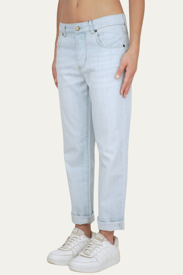 Jeans boyfriend SAMMY tessuto slegato Soft - Denim Chiaro