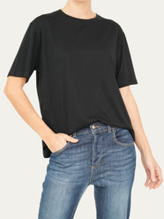 T-shirt girocollo - Nero
