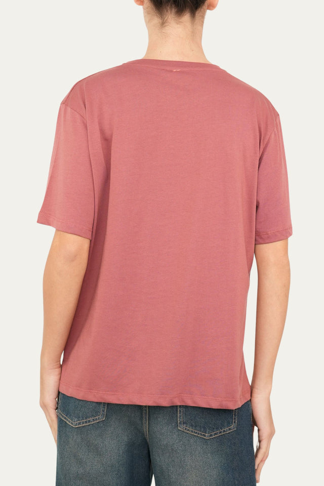 T+shirt girocollo - Vino