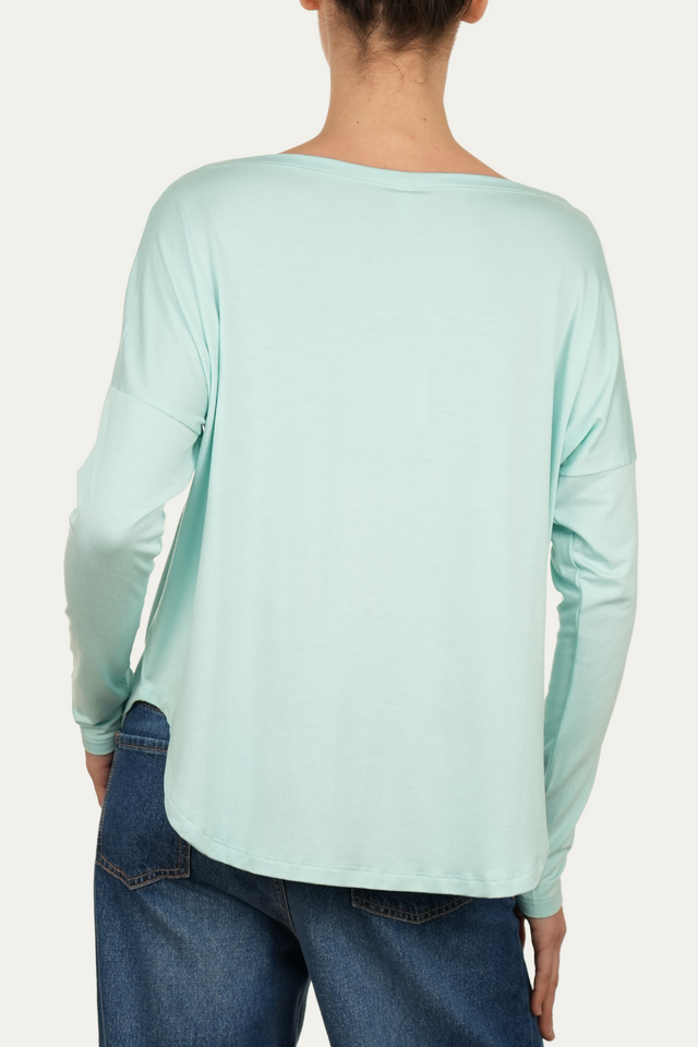 Maglia scollo barca spalla scesa Viscosa - Eden