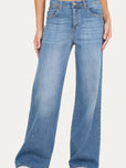 Jeans palazzo DEA tessuto Comfort - Denim Blu Light