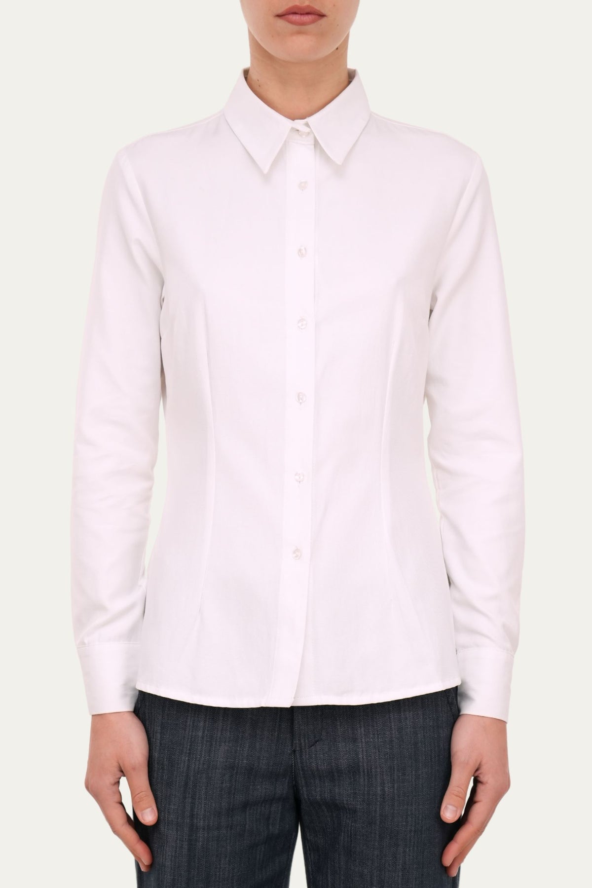 Camicia Oxford slim fit - Bianco