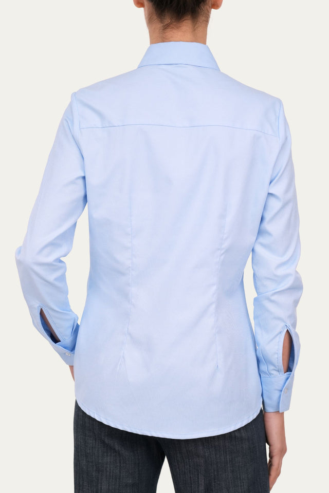 Camicia Oxford slim fit - Celeste