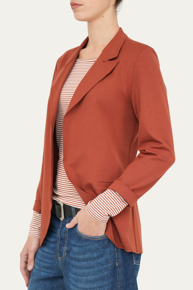 Giacca punto Milano JOLIE - Ruggine