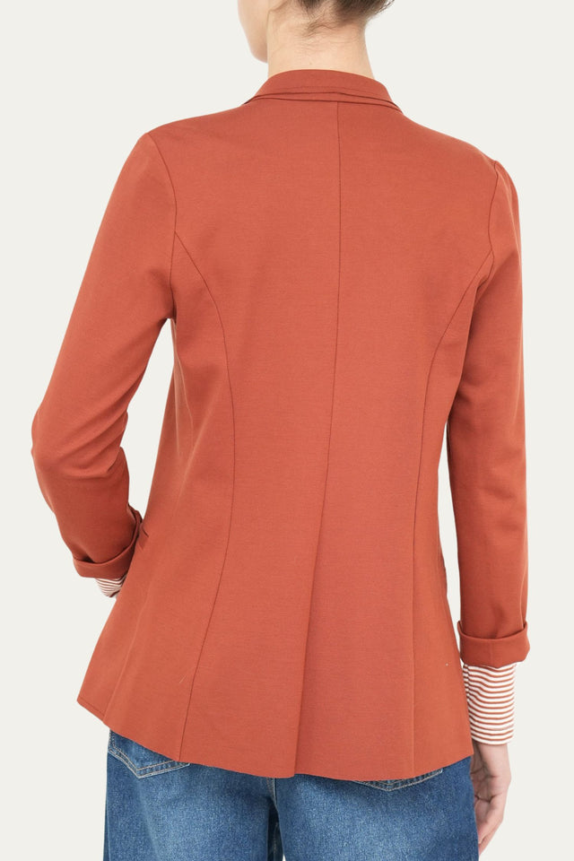 Giacca punto Milano JOLIE - Ruggine