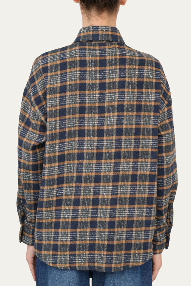 Camicia flanella lumberjack - Blu