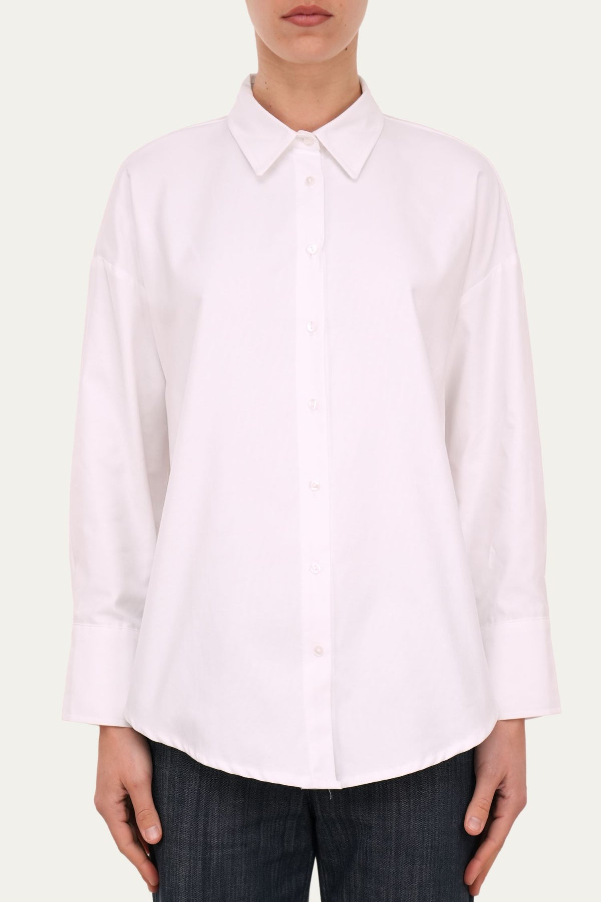 Camicia Oxford oversized - Bianco