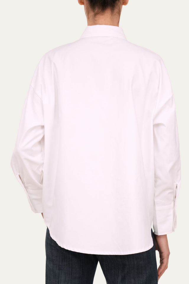 Camicia Oxford oversized - Bianco