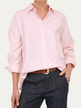 Camicia Oxford oversized - Rosa