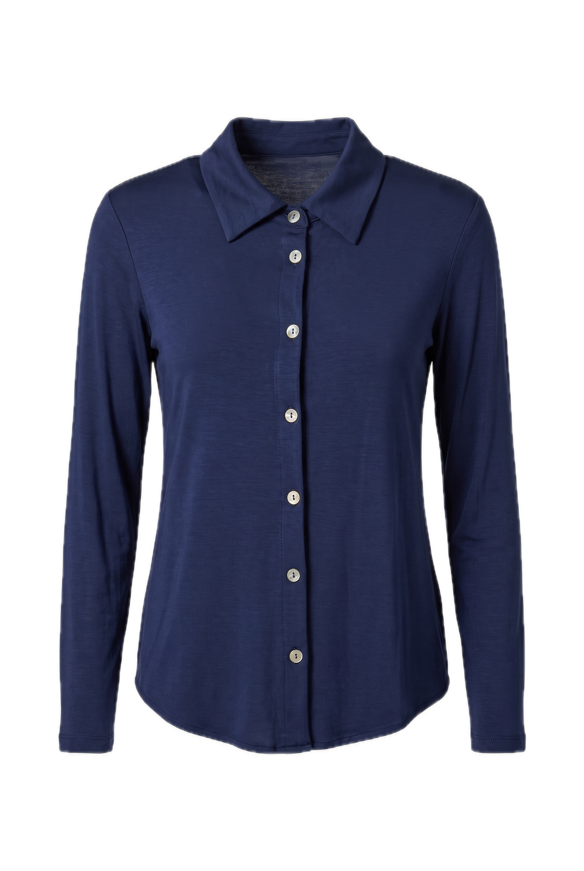 Camicia Jersey di Viscosa MILLY - Blu Notte
