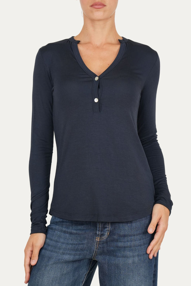 Blusa CHERI - Blu notte