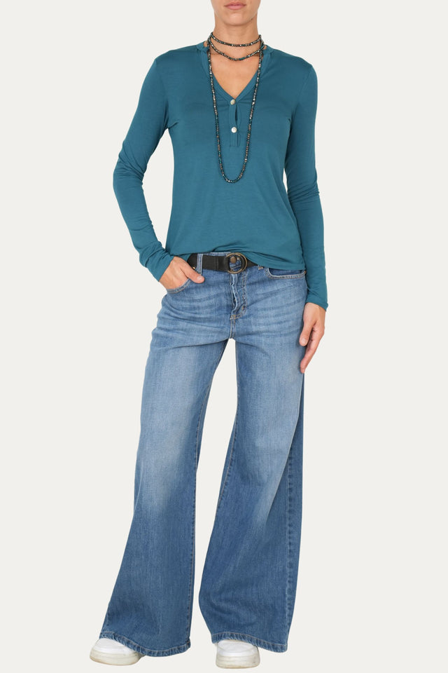 Blusa CHERI - Ottanio