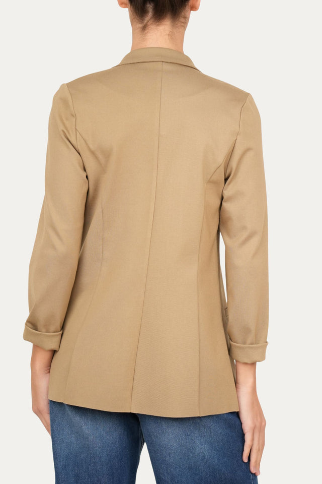 Giacca punto Milano JOLIE - Biscotto