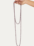 Collana punto luce - Borgogna