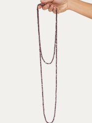 Collana punto luce - Borgogna