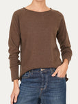 Maglia BASIC misto cashmere - Castoro