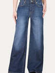 Jeans palazzo DEA tessuto Comfort - Denim Blu