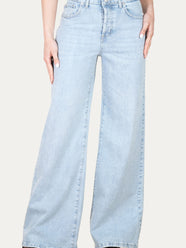 Jeans palazzo DEA tessuto Comfort - Light Wash