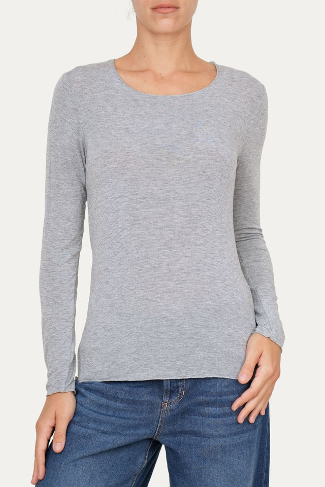 Maglia cachemirina - Grigio Mélange