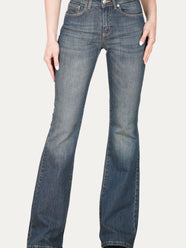 Jeans a zampa JANE in tessuto comfort - Denim Thè
