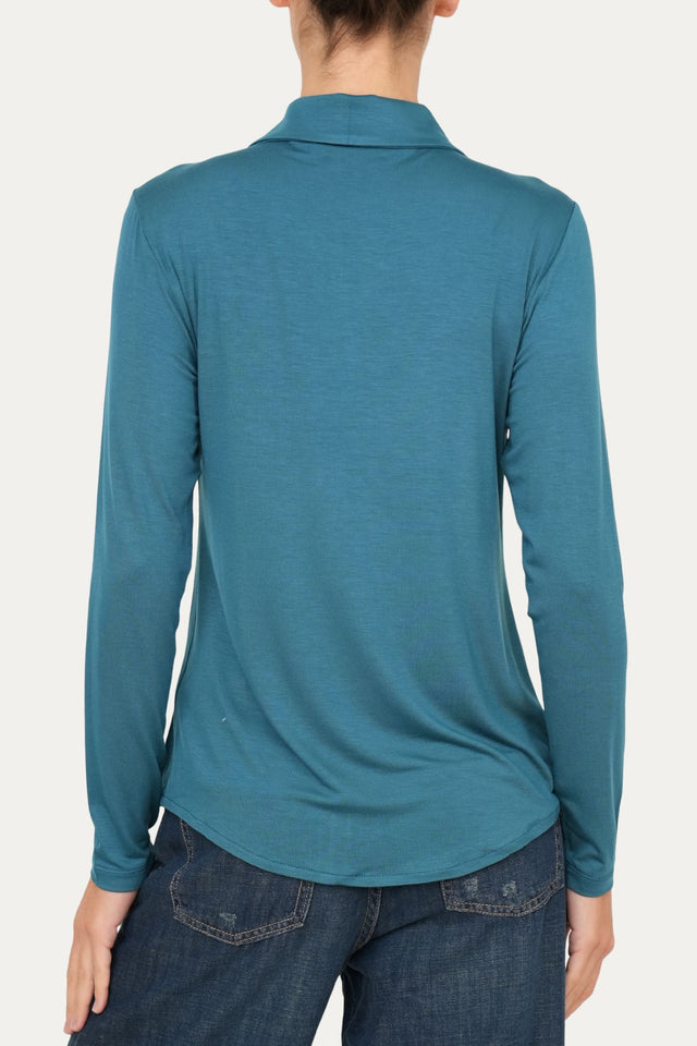 Camicia Jersey di Viscosa MILLY - Ottanio