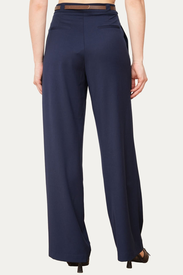Pantalone palazzo sartoriale - Blu