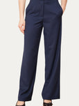 Pantalone palazzo sartoriale - Blu