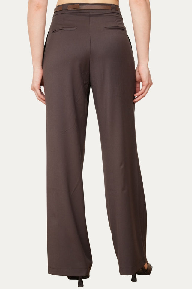 Pantalone palazzo sartoriale - Moro