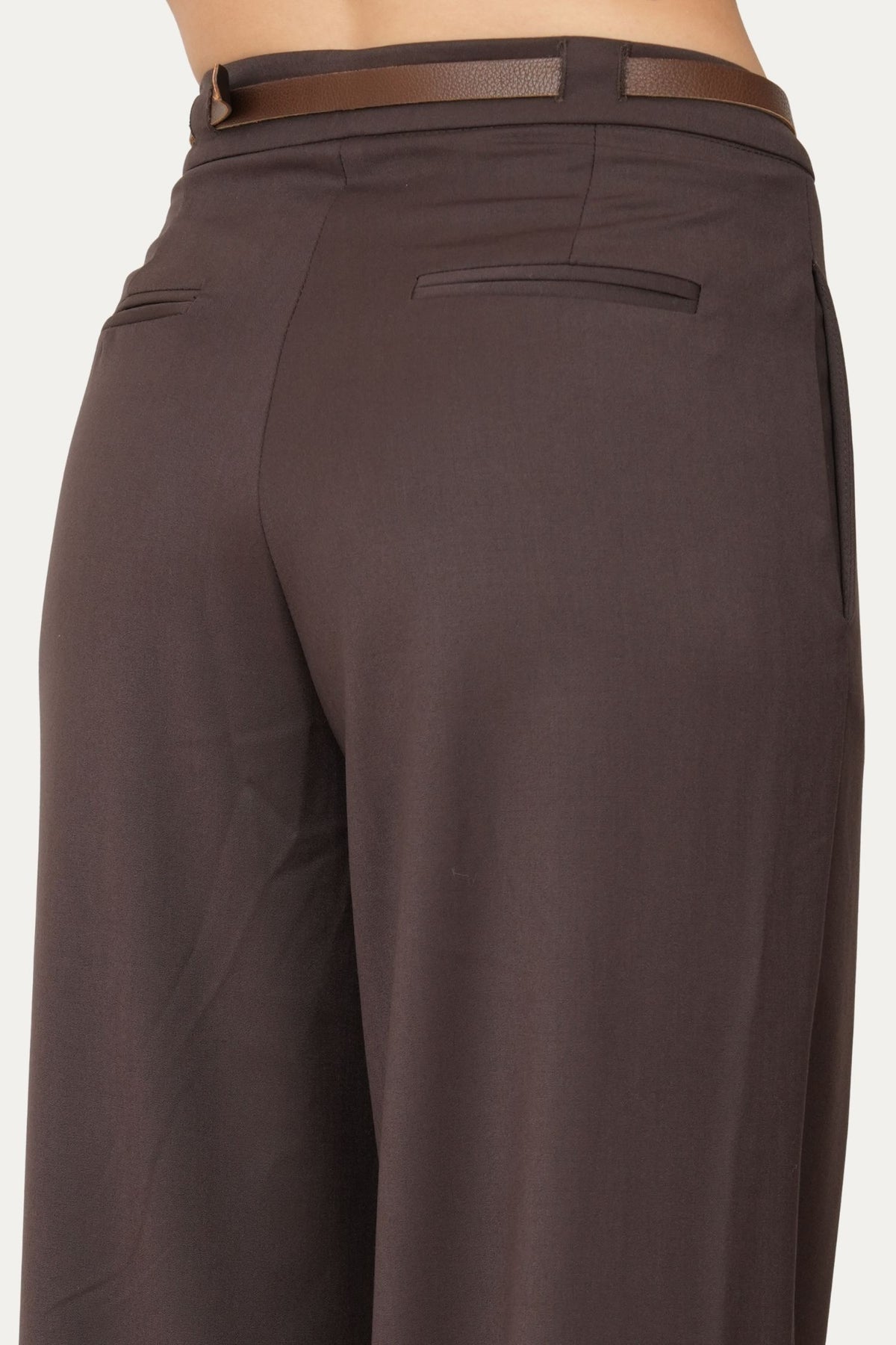 Pantalone palazzo sartoriale - Moro