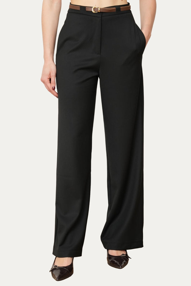 Pantalone palazzo sartoriale - Nero