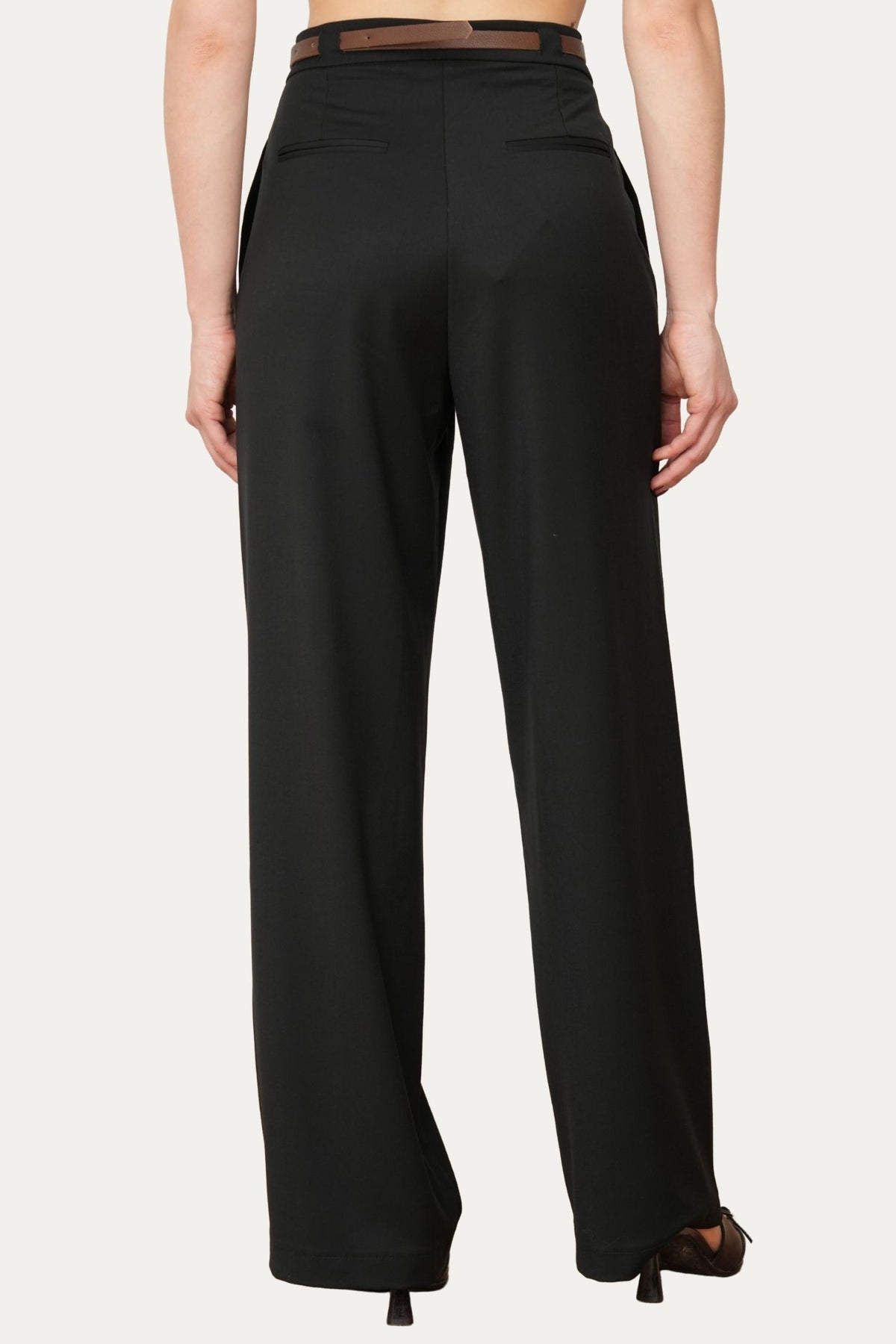 Pantalone palazzo sartoriale - Nero