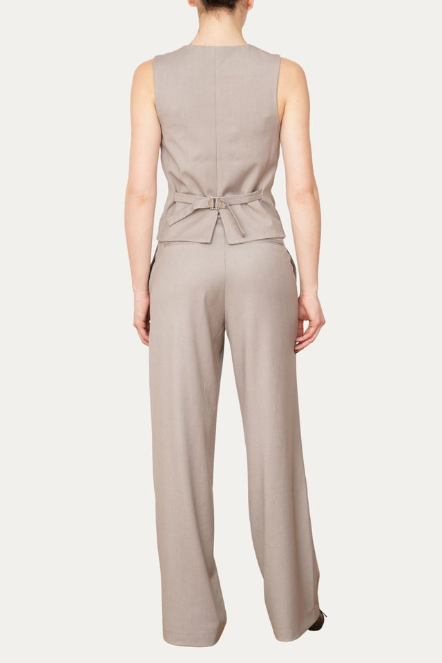 Gilet sartoriale - Greige
